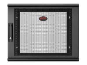 APC NetShelter 9U Wallmount Rack Enclosure Cabinet Single Hinged Server Depth
