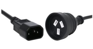 PowerShield IEC C14 10A to AUS 3 Pin 10A Socket Adaptor