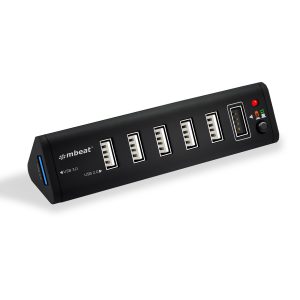 mbeat 7-Port USB 3.0 & USB 2.0 Hub with 2.1A Smart Charging Function