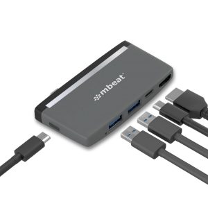 mbeat Essential Pro 5-in-1 USB-C Hub