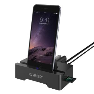 ORICO 3 Port USB2.0 Docking Station with SD & TF Card Reader