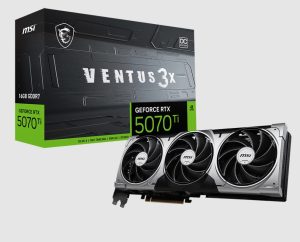 MSI GeForce RTX 5070 Ti 16G VENTUS 3X OC Graphics Card