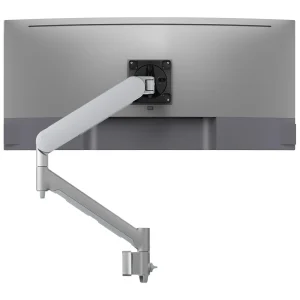 Atdec Single Monitor Dynamic Arm on Wall Channel - Silver