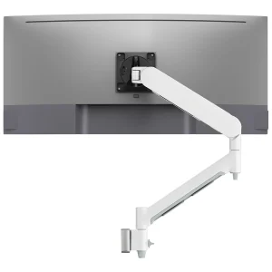 Atdec Single Monitor Dynamic Arm on Wall Channel - White