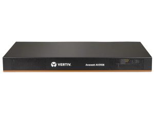 Vertiv Avocent "8 port AutoView KVM with 1 local and 1 remote users, VM and CAC