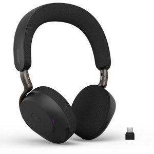 Jabra Evolve2 75 MS Stereo Black Bluetooth ANC Headset, Link390c, USB-C