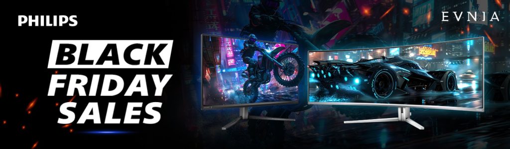Philips Evnia gaming monitors – Black Friday sales