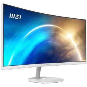 MSI PRO MP341CQW 34" UWQHD 100Hz Curved Office Monitor (White)