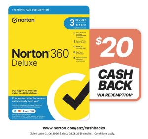 Norton 360 Deluxe Dark Web Monitoring 3 Devices 1Y Email Key
