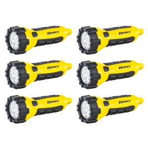 Dorcy D2510 Waterproof Flash light Retail Box of 6 Torch