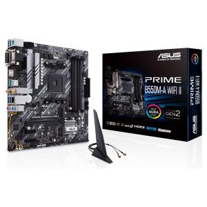 Asus PRIME-B550M-A-WIFI-II 4x DDR4 AM4 wifi 6 mATX motherboard