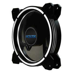 Axceltek F120-WHT 120mm White Led Fan