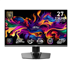 MSI MPG 272URX QD-OLED 27" 4K 240Hz 0.03ms QD-OLED Type-C 90W Gaming Monitor