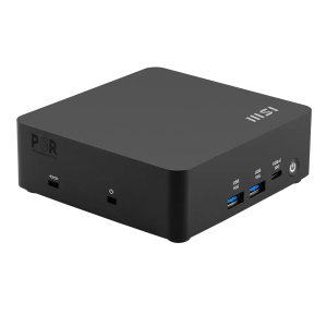 MSI Cubi NUC AI 1UMG-012BAU Mini PC Black Barebone Core Ultra 7 155H, 2x Thunderbolt 4 2x HDMI 2x Intel® I226V (2.5G) Wi-Fi 6E AX211 3Y