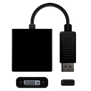 Axceltek DisplayPort to DVI M/F 4K Adapter 15cm
