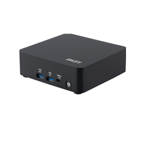 MSI Cubi NUC AI 1UMG-013BAU Mini PC Black Barebone, Core Ultra 5 125H, 2x D5 Sodimm, 2x M.2 