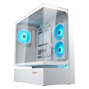 Cougar CFV235 (White) Gaming Case Floating Ventilation, 240 unity fans, TG