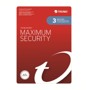 Trend Micro Maximum Security 3 Devices, 2 Year Physical Card New version