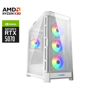 AMD Guardian Ryzen 7 9800X3D RTX5070 Gaming PC 1T SSD 16G