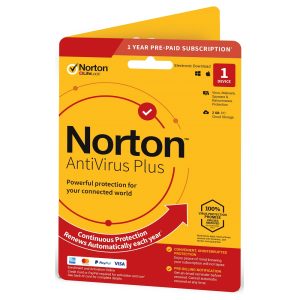 Norton AntiVirus Plus - 1 Device, 1 Year (Physical Card)