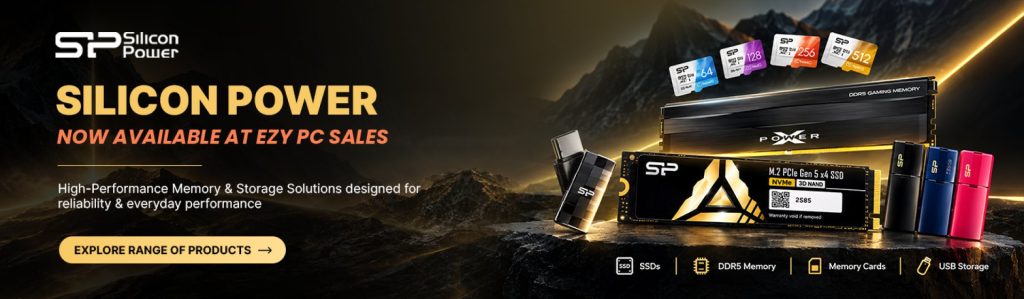 Silicon Power memory and storage – now available at Ezy PC Sales