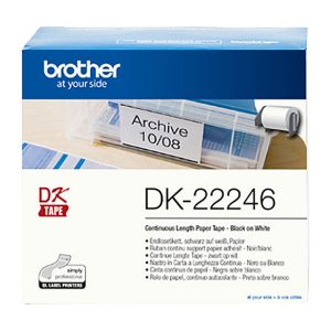 Brother DK-22246 - WHITE CONTINUOUS PAPER ROLL 103MM X 30M