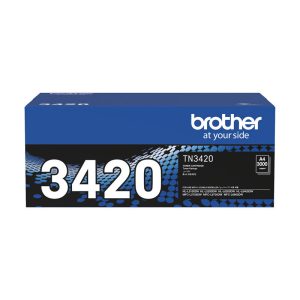 Brother TN-3420 Mono Laser Toner - High Yield to suit HL-L5100DN, L5200DW, L6200DW, L6400DW & MFC-L5755DW , L6700DW, L6900DWup to 3000 pages