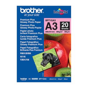 Brother A3 Premium Plus Glossy 20 Sheets - 260GSM
