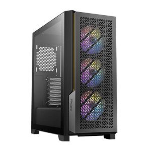 Antec P20C ARGB - Black, Mid Tower, E-ATX/ATX/Micro-ATX/ITX, Tempered Glass, USB-C, 3× ARGB Fans, 360mm Radiator, 2Yr Wty