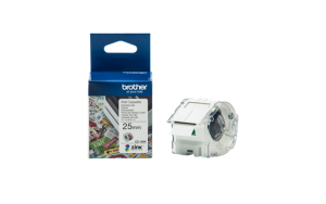 Brother CZ-1004 Full Colour continuous label roll, 25mm wide to Suit VC-500W