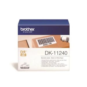 Brother DK-11240 - LARGE WHITE MULTI-PURPOSE LABELS 102MM X 51MM 600 LABELS PER ROLL