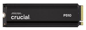 Crucial P510 2TB Gen5 2280 NVMe M.2 SSD Heatsink 10,000 / 8,700 MB/s R/W 1200TBW 1.4M IOPS 1.5M hrs MTTF Full-Drive Encryption 5yrs