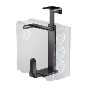 mbeat® activiva Ultra-Wide Adjustable Wall & Under-Desk PC Mount ACA-MNT-CPU01K Heavy-duty weight capacity up to 20kg (LS)