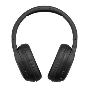 Belkin SoundForm Surround Wireless Over-The-Ear Headphones + USB-C Cable (1.2M) + Audio Cable (3.5mm) (1.2M) - Black (AUD009FQBK), 2 Years Warranty