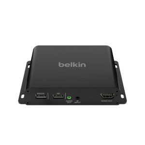 Belkin Cybersecurity and Secure KVM Extender Receiver Copper CAT6 - Universal Video, TAA-compliance, UHD 4K @60Hz 4:4:4 up to 100 m, 3-Year Warranty