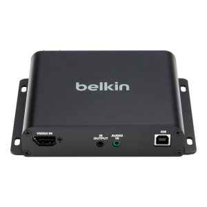 Belkin Cybersecurity and Secure KVM Extender Transmitter Fiber SFP - Universal Video, UHD 4K@60Hz 4:2:0 up to 100m, TAA compliance, 3-Year Warranty