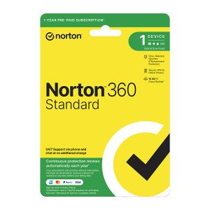 Norton 360 Standard 10GB AU 1 User 1 Device, 12 Months, Digital Key  via Email (Available on Leader Cloud)