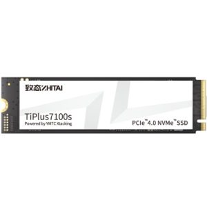 YMTC ZhiTai TiPlus7100s SSD 1TB M.2 2280 YMTC Xtacking 4.0  TLC Chip PCle Gen 4 X 4.0 NVMe 4.0 7400MB/s 6900MB/s R/W 600 TBW 5Y warranty