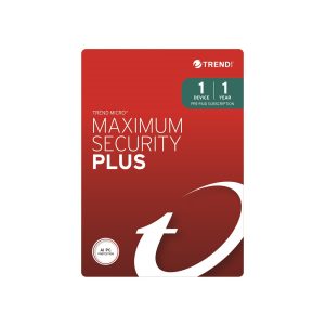 Trend Micro Maximum Security PLUS (1 Device) 1 Year VPN / Cleaner Pro Email Key