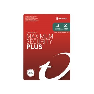 Trend Micro Maximum Security PLUS (3 Devices) 2 Year VPN / Cleaner Pro Email Key