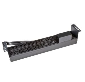 PowerShield Horizontal PDU with IEC C20 Input, 16 x C13, 4 x C19 outlets, provides reliable power distribution for horizontal installations