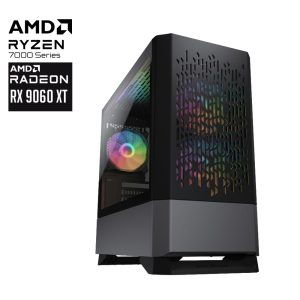 AMD Atomic EX Gaming PC Ryzen 5 7500F RX9060XT 1TB SSD 16GB