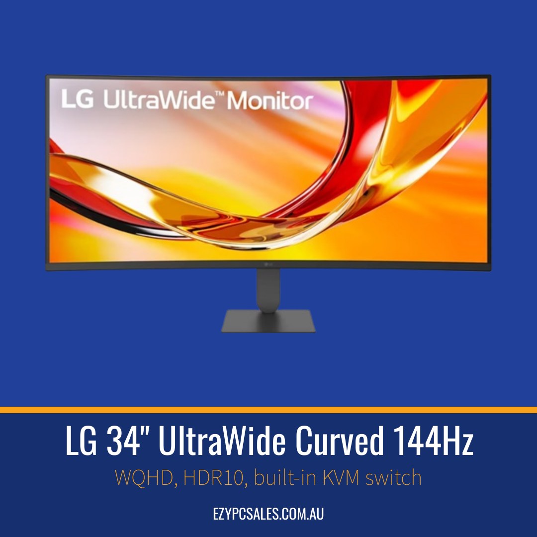 LG 34" UltraWide™ WQHD Curved 144Hz Monitor